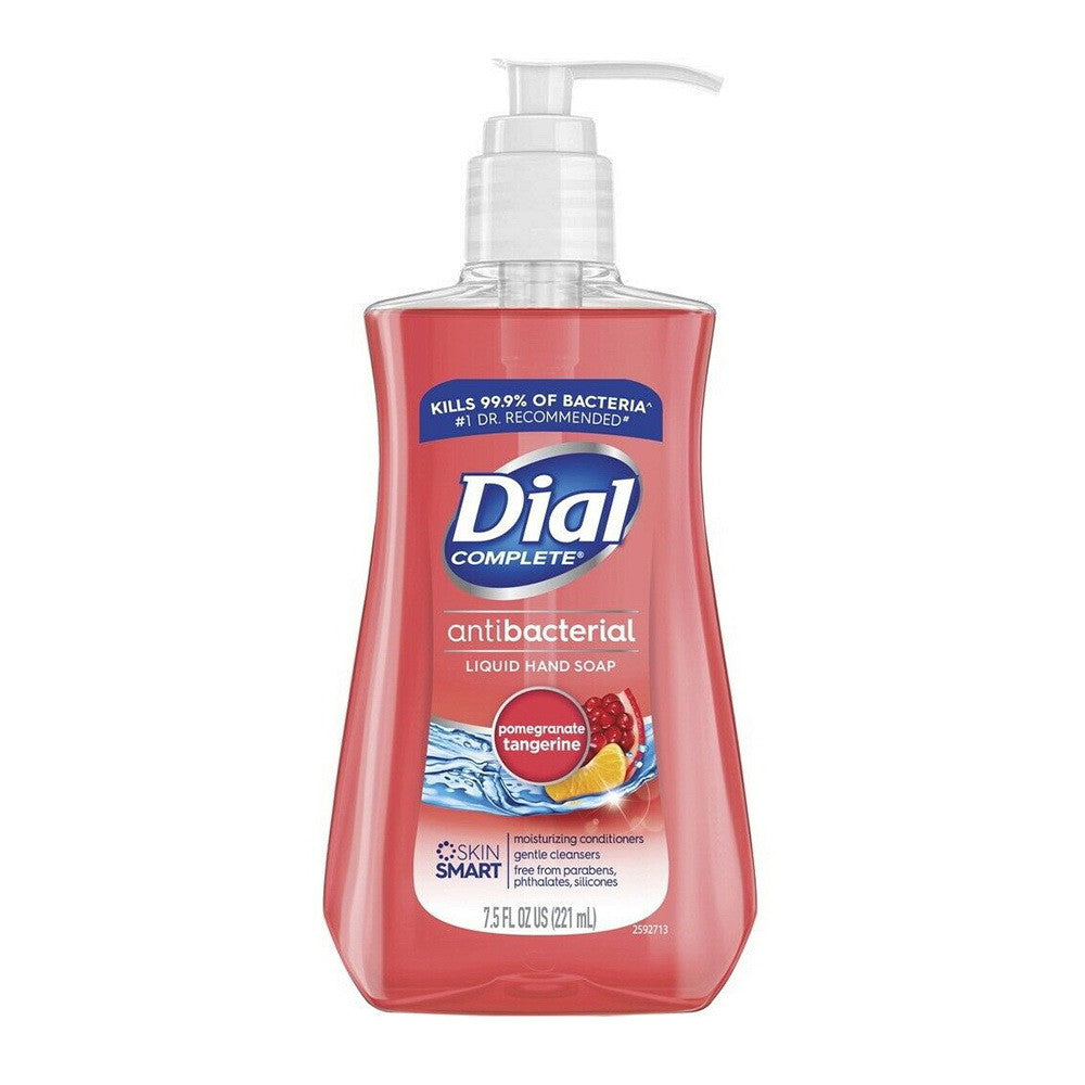 Dial Antibacterial Liquid Hand Soap With Moisturizer Pomegranate And Tangerine, 7.5 Oz